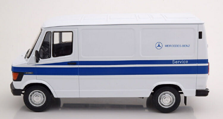 ギャラリービューアに画像をロードする, Mercedesメルセデス 208 D Transporterトランスポーター Mercedes Service 1988 ホワイトブルー / KK-SCALE 1/18 ミニカー