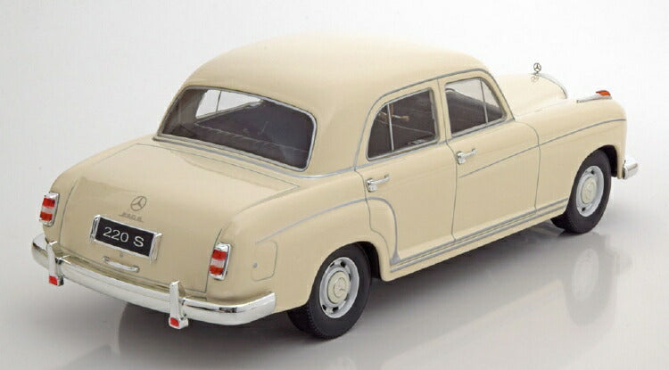ギャラリービューアに画像をロードする, Mercedesメルセデスベンツ 220S W180II 1956 cr?me /KK-SCALE 1/18 ミニカー