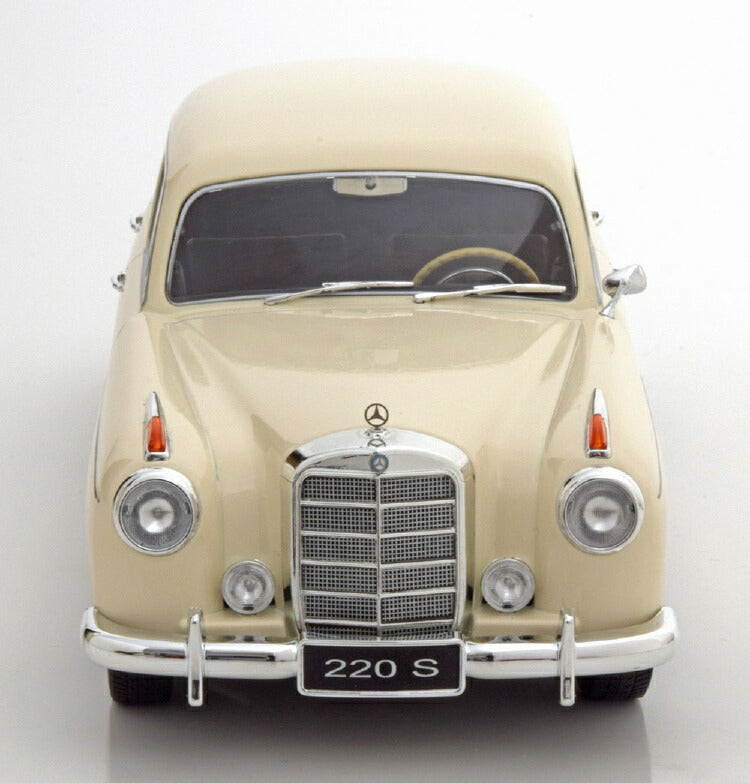 ギャラリービューアに画像をロードする, Mercedesメルセデスベンツ 220S W180II 1956 cr?me /KK-SCALE 1/18 ミニカー