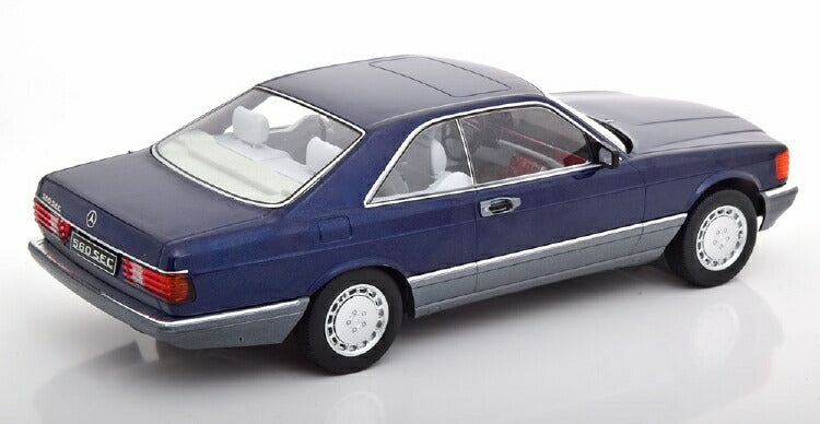 ギャラリービューアに画像をロードする, Mercedesメルセデスベンツ 560 SEC C126 blue-metallic /KK-SCALE 1/18 ミニカー