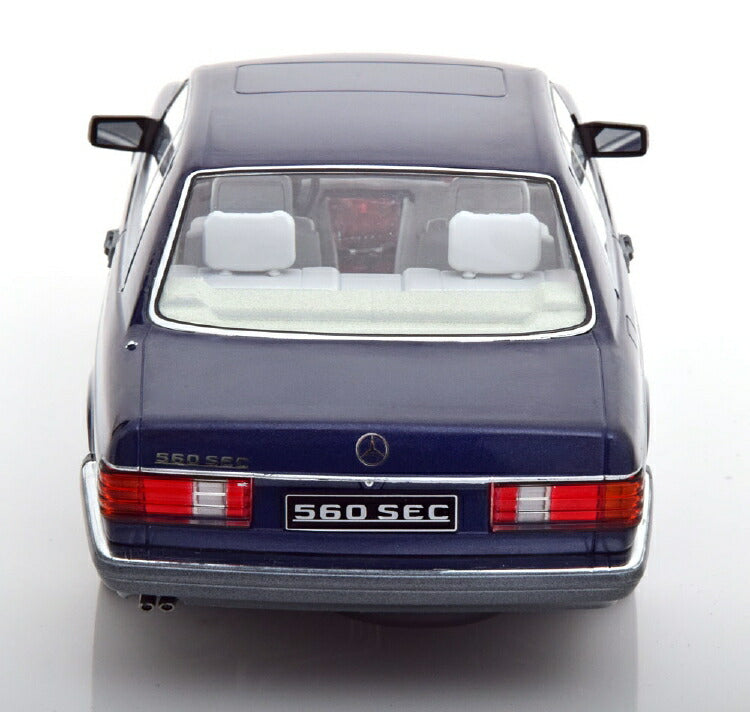 ギャラリービューアに画像をロードする, Mercedesメルセデスベンツ 560 SEC C126 blue-metallic /KK-SCALE 1/18 ミニカー