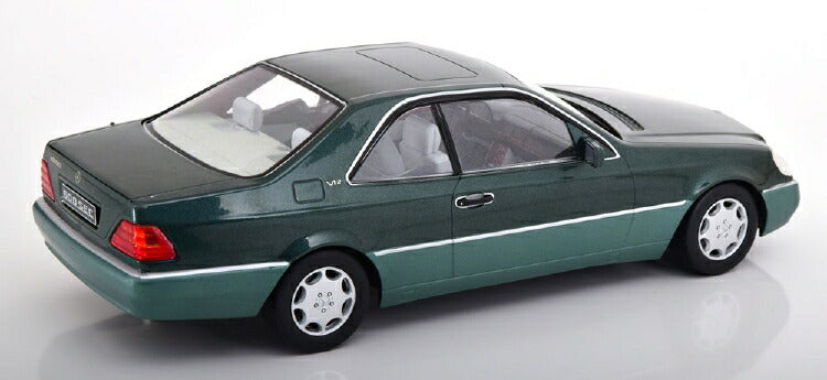 ギャラリービューアに画像をロードする, Mercedesメルセデスベンツ 600 SEC C140 1992 green-metallic /KK-SCALE 1/18 ミニカー