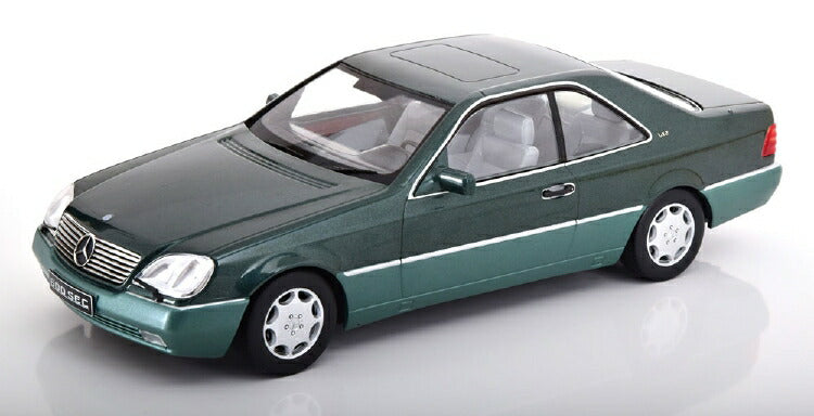 ギャラリービューアに画像をロードする, Mercedesメルセデスベンツ 600 SEC C140 1992 green-metallic /KK-SCALE 1/18 ミニカー