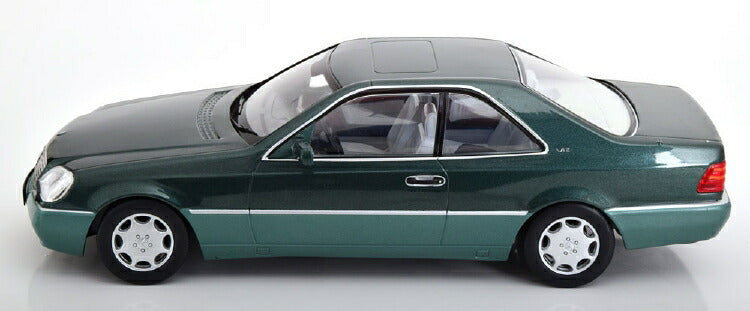 ギャラリービューアに画像をロードする, Mercedesメルセデスベンツ 600 SEC C140 1992 green-metallic /KK-SCALE 1/18 ミニカー