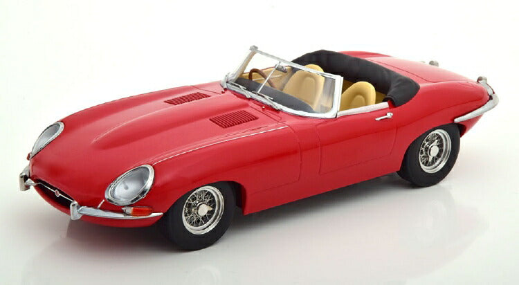 ギャラリービューアに画像をロードする, JAGUAR E-TYPE SPIDER 1 SERIES CABRIOLET OPEN 1961 ED /KK SCALE 1/18 ミニカー 模型