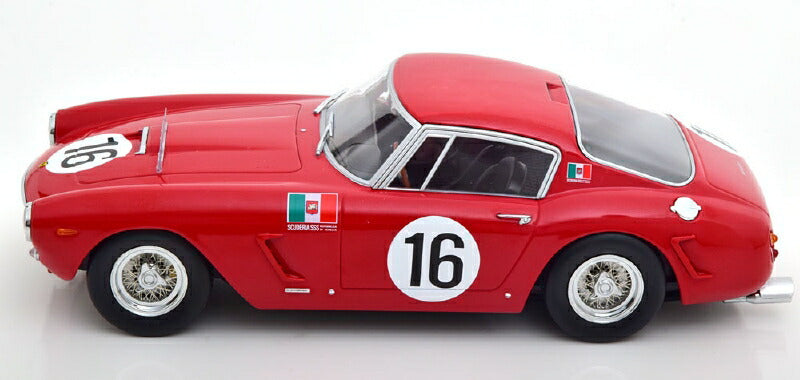 ギャラリービューアに画像をロードする, 【予約】2026年発売予定FERRARI 250GT SWB N16 ルマン24時間 1961 モーリストリンティニアン カルロマリアアバテ レッド/ KK-SCALE 1/18 ミニカー