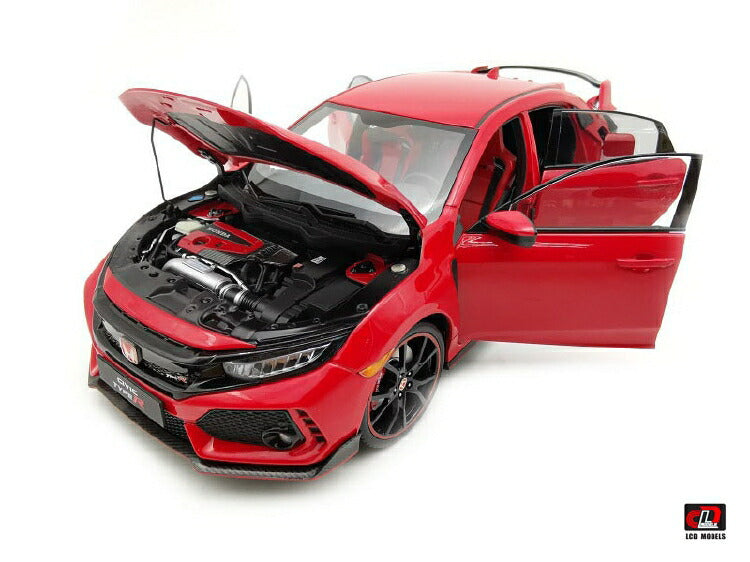ギャラリービューアに画像をロードする, HONDA CIVICホンダ シビック Type-R Red Color /LCD-MODEL 1/18 ミニカー