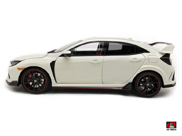 ギャラリービューアに画像をロードする, HONDA CIVICホンダ シビック Type-R White Color /LCD-MODEL 1/18 ミニカー