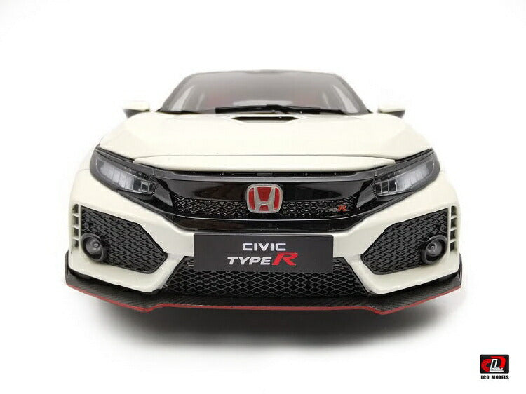 ギャラリービューアに画像をロードする, HONDA CIVICホンダ シビック Type-R White Color /LCD-MODEL 1/18 ミニカー