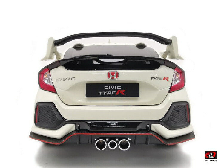 ギャラリービューアに画像をロードする, HONDA CIVICホンダ シビック Type-R White Color /LCD-MODEL 1/18 ミニカー