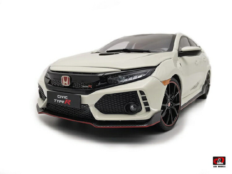 ギャラリービューアに画像をロードする, HONDA CIVICホンダ シビック Type-R White Color /LCD-MODEL 1/18 ミニカー
