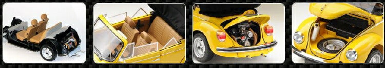 ギャラリービューアに画像をロードする, 【予約】VW Kafer Cabrio 1303 sonnengelb Bausatz /Legrand 組み立てキット 1/8 ミニカー