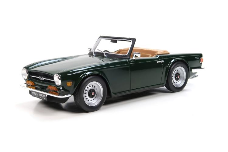 ギャラリービューアに画像をロードする, 【予約】Triumph TR6 green /Lucky Step 1/18 ミニカー