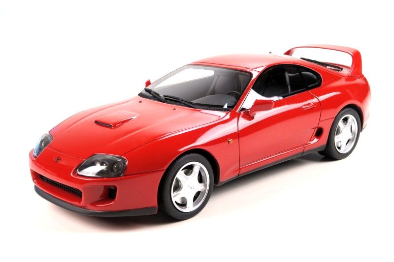 ギャラリービューアに画像をロードする, 【予約】Toyota Supraトヨタ スープラ 1994 red /Lucky Step 1/18 ミニカー