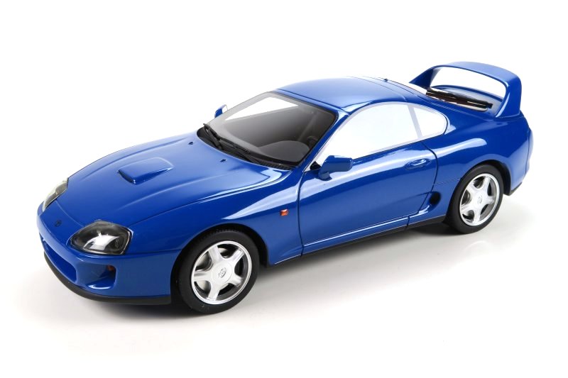 ギャラリービューアに画像をロードする, 【予約】Toyota Supraトヨタ スープラ 1994 blue /Lucky Step 1/18 ミニカー