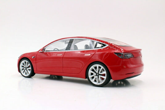 Tesla Model 3 red /Ls Collectibles 1/18 ミニカー
