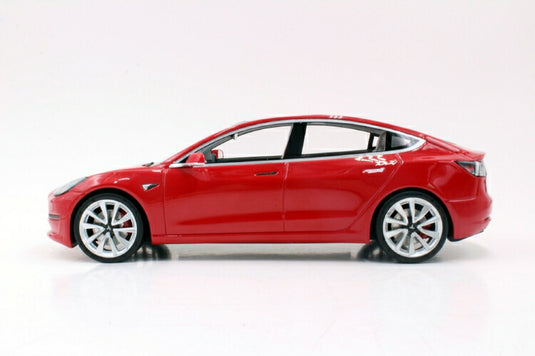 Tesla Model 3 red /Ls Collectibles 1/18 ミニカー