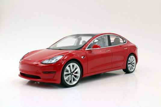Tesla Model 3 red /Ls Collectibles 1/18 ミニカー