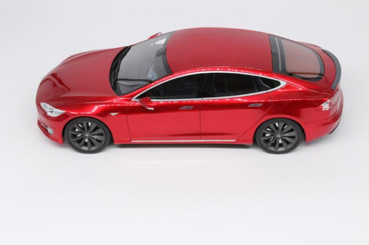 Model S Facelift レッド /LS COLLECTIBLES 1/18 レジンミニカー
