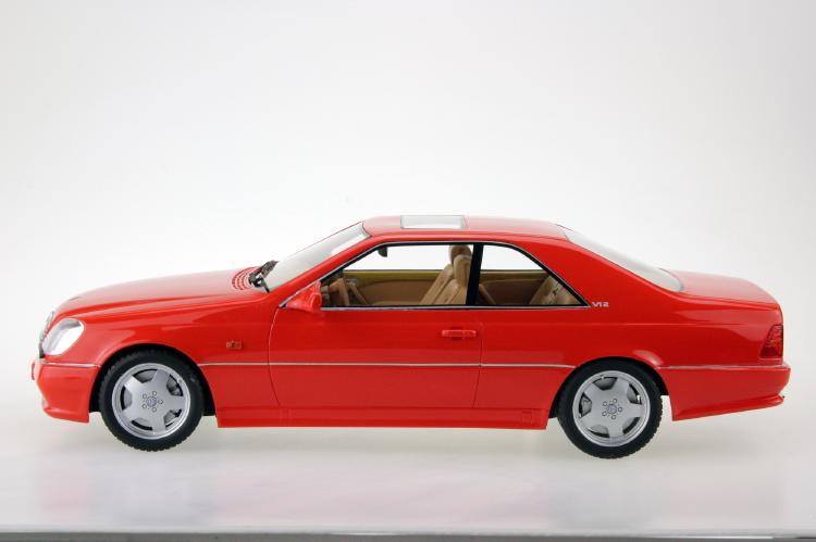 ギャラリービューアに画像をロードする, 【予約】1月以降発売予定AMG-Mercedes CL600 7.0 Coupe レッド /LS COLLECTIBLES 1/18 レジンミニカー