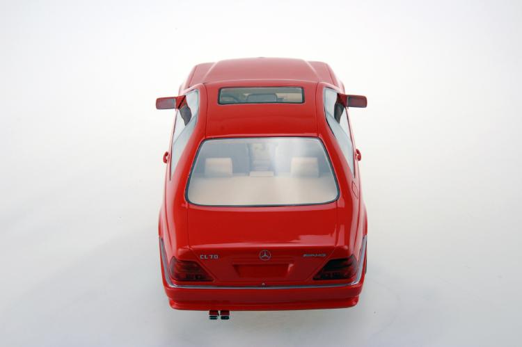 ギャラリービューアに画像をロードする, 【予約】1月以降発売予定AMG-Mercedes CL600 7.0 Coupe レッド /LS COLLECTIBLES 1/18 レジンミニカー