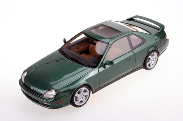 ギャラリービューアに画像をロードする, Hondaプレリュード 1997-2001 グリーン /LS COLLECTIBLES 1/18 レジンミニカー