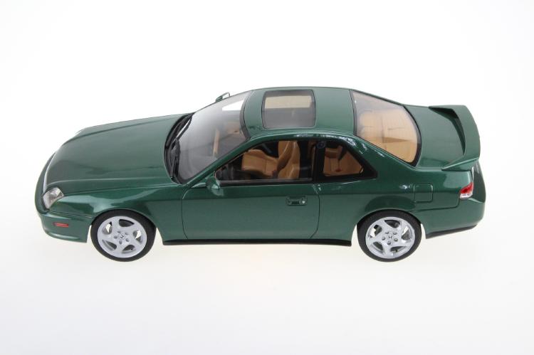 ギャラリービューアに画像をロードする, Hondaプレリュード 1997-2001 グリーン /LS COLLECTIBLES 1/18 レジンミニカー
