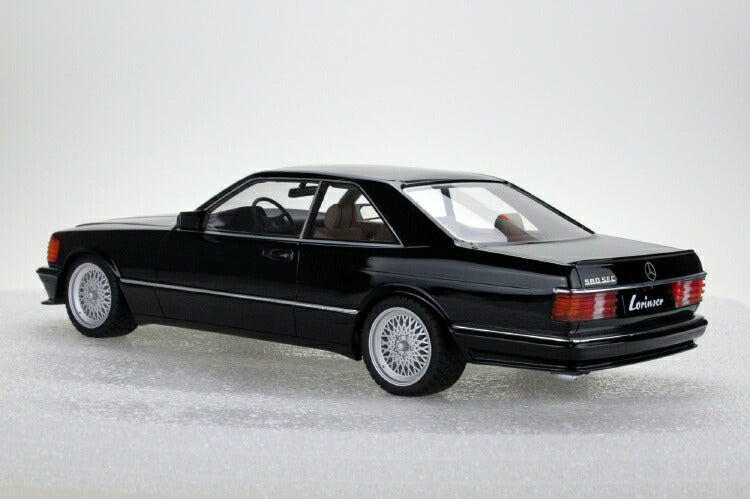 ギャラリービューアに画像をロードする, 【予約】11月以降発売予定MERCEDES BENZベンツ S CLASS 560SEC LORINSER (C126) COUPE 1987 black /Ls Collectibles 1/18 ミニカー