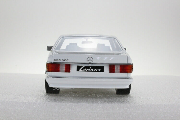 ギャラリービューアに画像をロードする, 【予約】11月以降発売予定MERCEDES BENZベンツ S CLASS 560SEC LORINSER (C126) COUPE 1987 white /Ls Collectibles 1/18 ミニカー