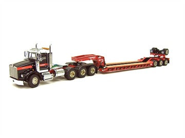 ギャラリービューアに画像をロードする, Mammoetマムート仕様 Kenworth T800W + 4軸低床トレーラー 世界500台限定 410010 /WSIダブリューエスアイ 建機 工事車両 1/50