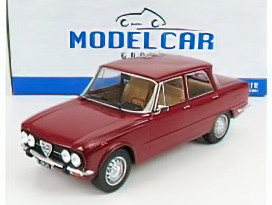 Alfa Romeo Giulia Nuova Super 1974 ダークレッド/ MCG 1/18 ミニカー