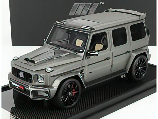 MERCEDES BENZ - G-CLASS G63 6.0 BITURBO 800 BRABUS (789 CV) 2019 - MATT GREY /MOTORHELIX 1/6 バイク ミニカー