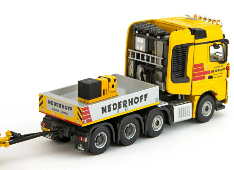 ギャラリービューアに画像をロードする, 【予約】Nederhoff メルセデスベンツアクトロス MP4 Big Space SLT with 8x4 Intercombi Scheuerle Set トラック トレーラー/建設機械模型 工事車両 1/50 ミニチュア