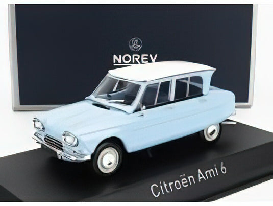 CITROEN - AMI 6 1966 - MONTECARLO BLUE /Norev 1/43 ミニカー