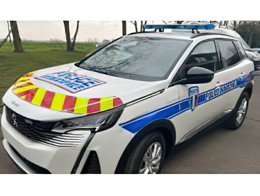 【予約】1-3月以降発売予定PEUGEOT - 3008 POLICE MUNICIPALE 2023 - WHITE BLUE RED YELLOW /Norev 1/43 ミニカー