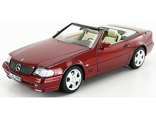 MERCEDES BENZメルセデスベンツ特注 SL-CLASS SL500 (R129) SPIDER HARD-TOP 1998 - RED MET /Norev 1/18ミニカー