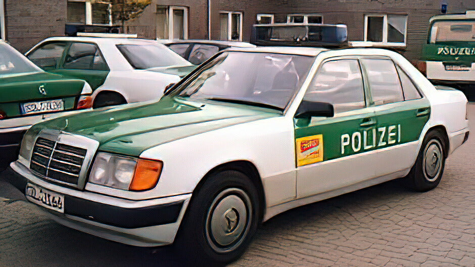 自動車 予約】Mercedes-Benzメルセデスベンツディーラーモデル 230 E (W124) Polizei /Norev 1/18 ミニカ –  ラストホビー