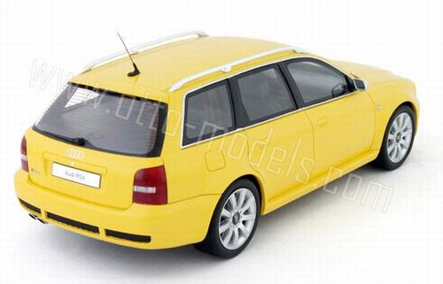 ギャラリービューアに画像をロードする, 【予約】3月頃発売予定アウディ RS4 イエロー Imola /OTTO MOBILE オット 1/18 レジン ミニカー