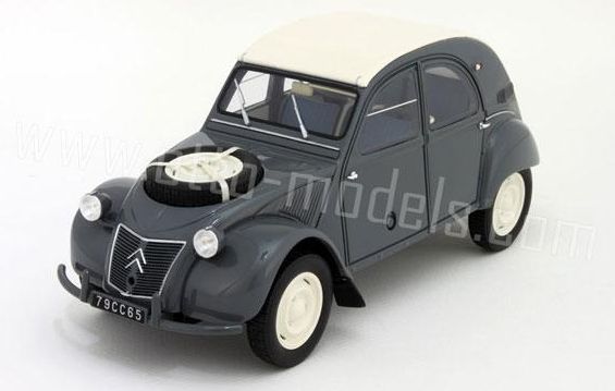 ギャラリービューアに画像をロードする, 【予約】4月頃発売予定シトロエン 2CV SAHARA Grey AC132 /OTTO MOBILE オット 1/18 レジン ミニカー