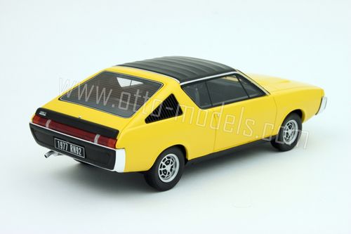 ギャラリービューアに画像をロードする, 【予約】4月頃発売予定ルノー 17 GORDINI Jaune /OTTO MOBILE オット 1/18 レジン ミニカー