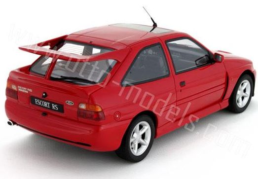 ギャラリービューアに画像をロードする, 【予約】7月以降発売予定フォード エスコート RS レッド /OTTO MOBILE オット 1/18 レジン ミニカー