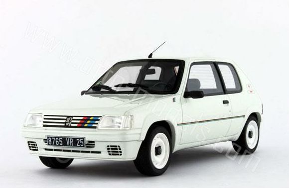 ギャラリービューアに画像をロードする, 【予約】8月頃発売予定 プジョー 205 Rallye phase 2 1991 /OTTO MOBILE オット 1/18 レジン ミニカー