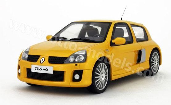 ギャラリービューアに画像をロードする, 【予約】6月頃発売予定Renaultルノー Clio V6 Phase 2 2003 1000台限定 /OTTO MOBILE オット 1/18 レジン ミニカー