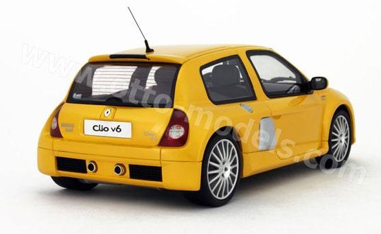 ギャラリービューアに画像をロードする, 【予約】6月頃発売予定Renaultルノー Clio V6 Phase 2 2003 1000台限定 /OTTO MOBILE オット 1/18 レジン ミニカー