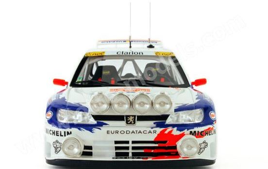 ギャラリービューアに画像をロードする, 【予約】10月以降発売予定PEUGEOTプジョー 306 MAXI#14 (Rallye) MONTE CARLO 1998 /OTTO MOBILE オット 1/18 レジン ミニカー