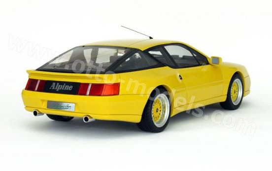 ギャラリービューアに画像をロードする, 【予約】10月以降発売予定Alpine Le Mans Danielson イエロー /OTTO MOBILE オット 1/18 レジン ミニカー