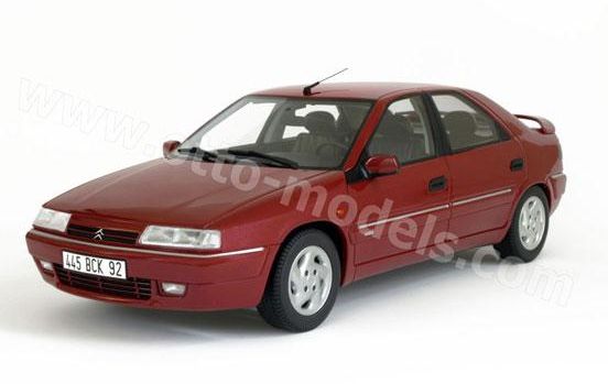ギャラリービューアに画像をロードする, 【予約】11月以降発売予定CITROENシトロエン Xantia Activa Red /OTTO MOBILE オット 1/18 レジン ミニカー