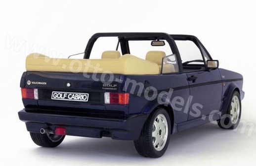 ギャラリービューアに画像をロードする, 【予約】2014年2月頃売予定Volkswagen Golfフォルクスワーゲンゴルフ Cabriolet Classic Line 1991 /OTTO MOBILE オット 1/18 レジン ミニカー