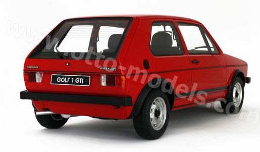 ギャラリービューアに画像をロードする, 【予約】4月以降発売予定Volkswagenフォルクスワーゲンゴルフ Golf GTI 1976 /OTTO MOBILE オット 1/12 ミニカー