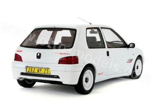 ギャラリービューアに画像をロードする, 【予約】7月頃発売予定Peugeotプジョー 106 Rallye Phase 2 1996 /OTTO MOBILE オット 1/18 レジン ミニカー
